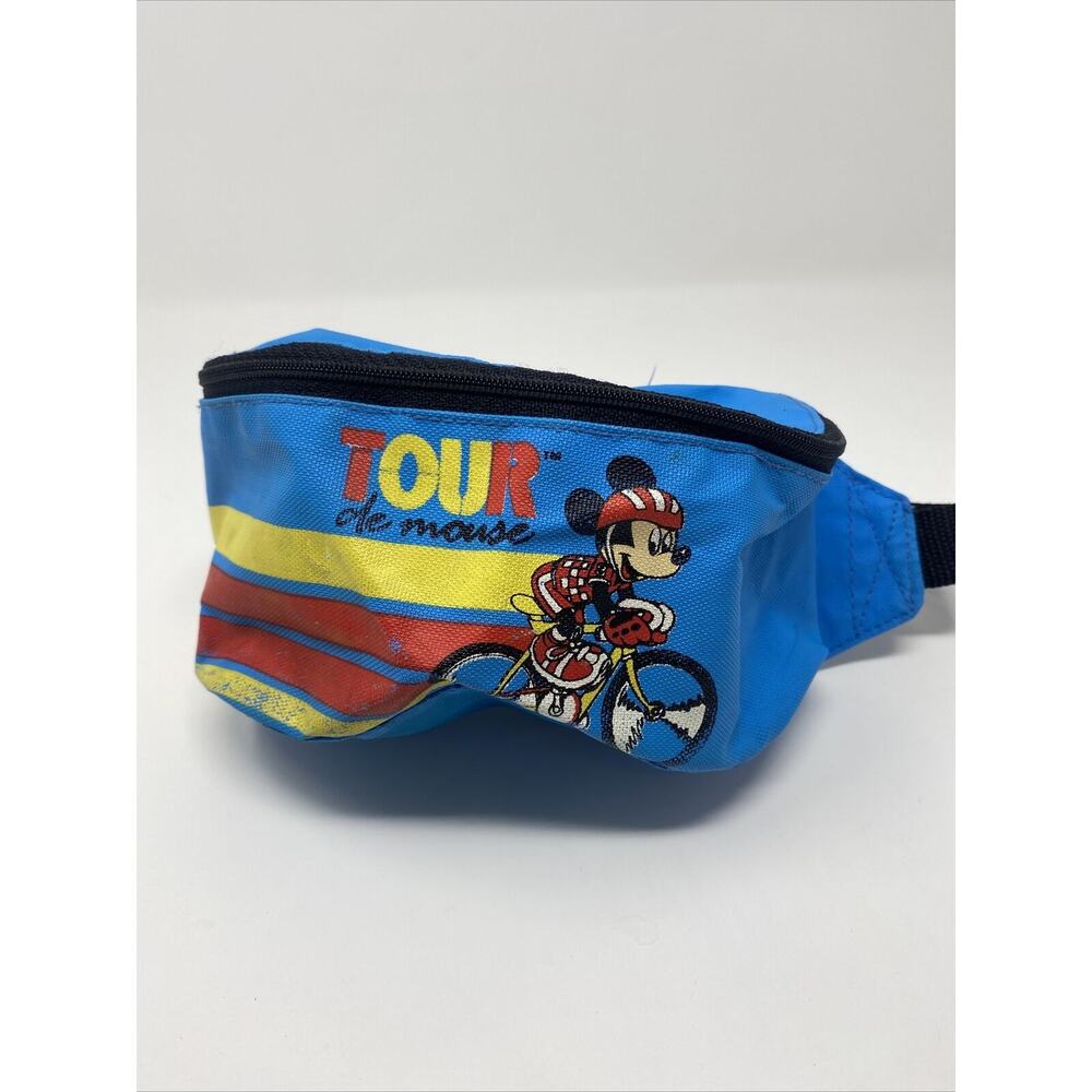 MICKEY MOUSE Waist Bag fanny Pack VINTAGE WALT DISNEY COMPANY TOUR DE Mouse